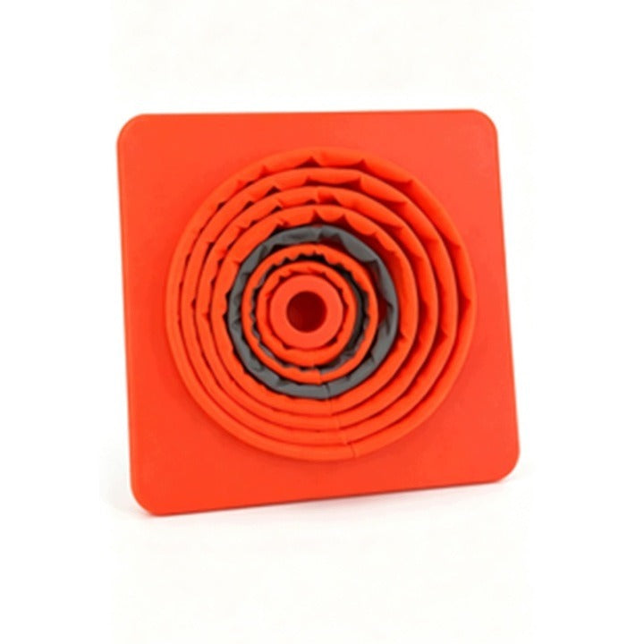 Pachołek Drogowy Składany Odblaskowy 45 cm Pomarańczowy 25x25 cm