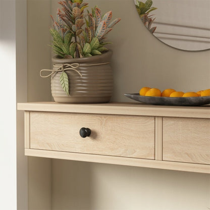 Półka Wisząca z Drzwiczkami 64 cm Jasny Brąz Szafka Ścienna Loft Nowoczesna