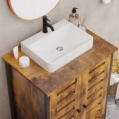 Szafka pod Umywalkę Stojąca 62cm – Rustykalny Brąz – Styl Loft