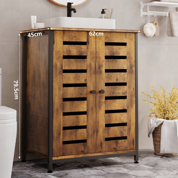 Szafka pod Umywalkę Stojąca 62cm – Rustykalny Brąz – Styl Loft