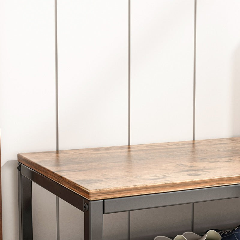 Regał szafka na buty siedziskiem duża półka industrialna loft retro 73 cm