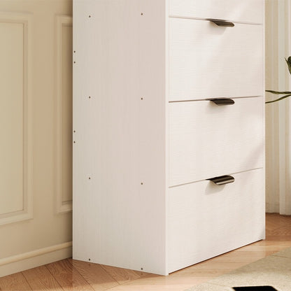 Komoda biała 4 półki, 98 cm