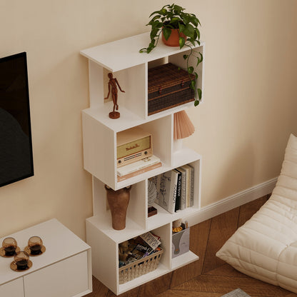 Regał biały na książki loft biblioteczka