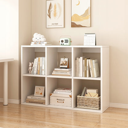 Regał biblioteczka z 6 półkami, biała - 100x67 cm