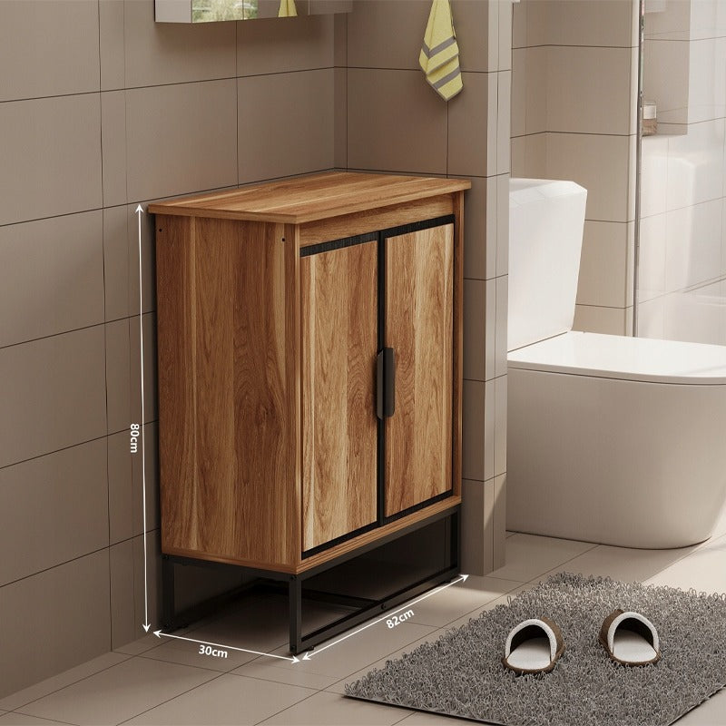 Szafka pod umywalkę do łazienki jasny brąz - 82cm