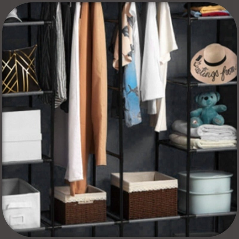 Szafa materiałowa tekstylna garderoba składana na ubrania xxl regał