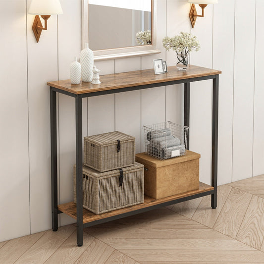 Regał industrialny rustykalny 100 cm – styl loft