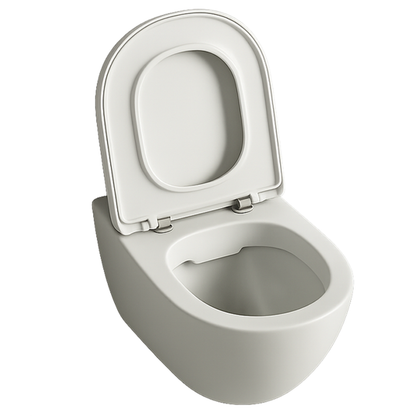 Miska wc biała rimless deska wolnoopadająca duroplast wirowe spłukiwanie